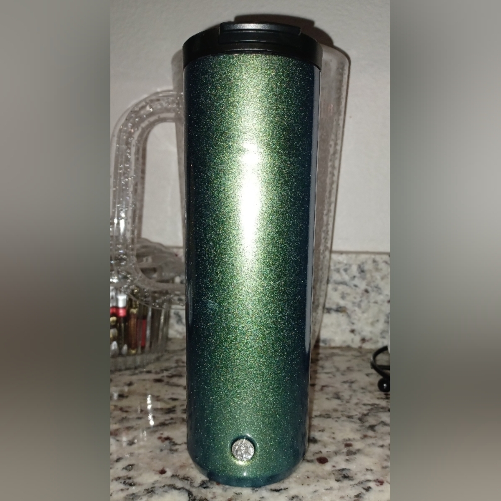 STARBUCKS Shimmering Green Travel Tumbler